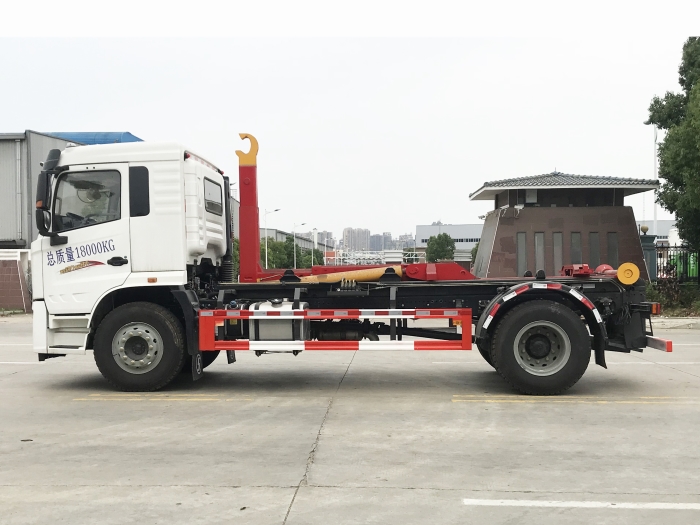 陜汽車(chē)廂可卸式垃圾車(chē)