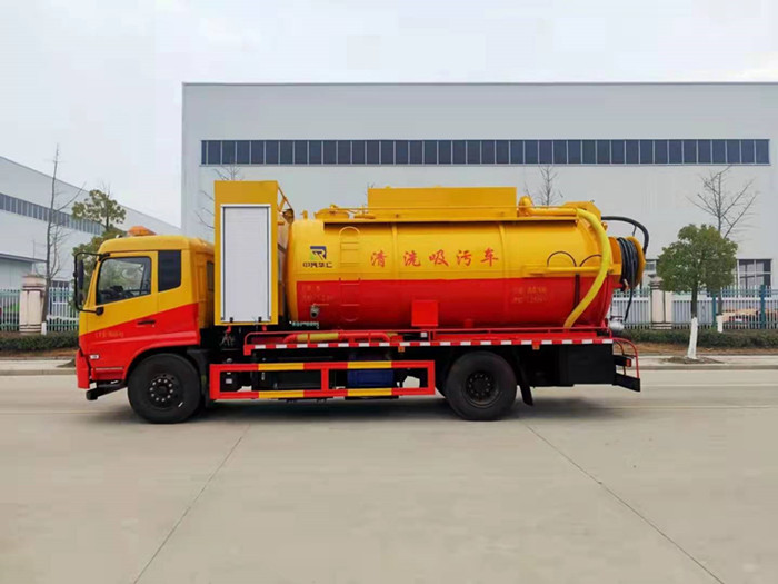 東風(fēng)天錦清洗吸污車
